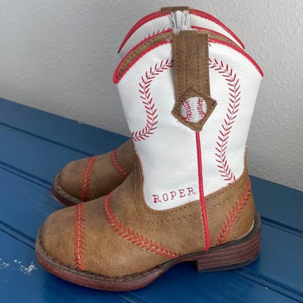 Roper baseball toddler cowboy boots